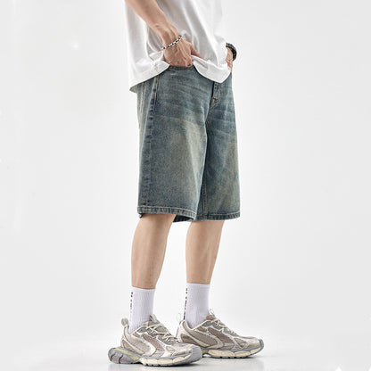 Baggy Jean shorts