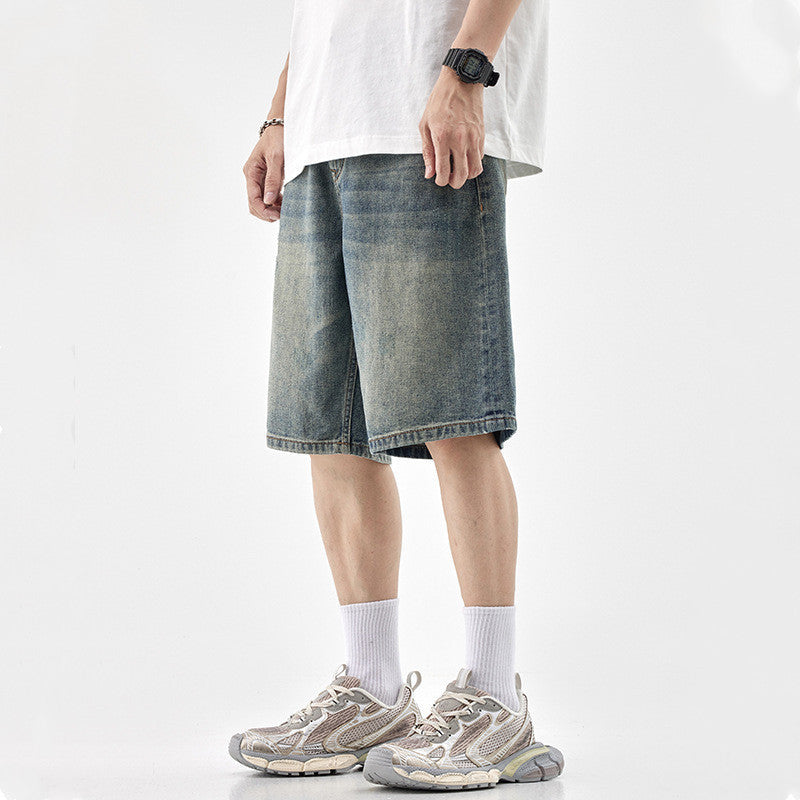 Baggy Jean shorts